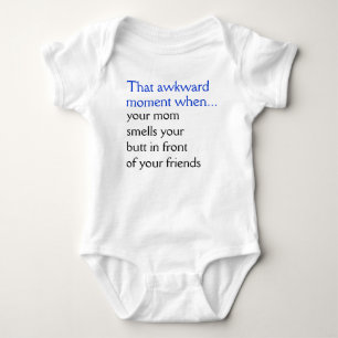 Your Mom Smells Your Butt Baby Bodysuit