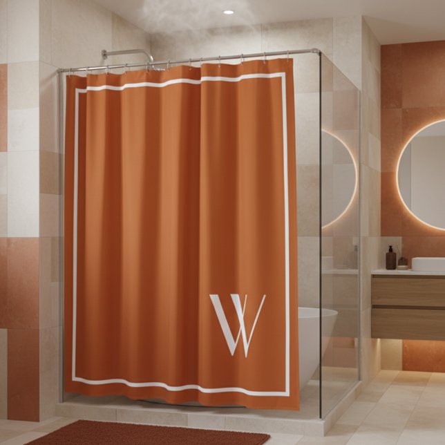 Your monogram in burnt orange   (Creator Uploaded)