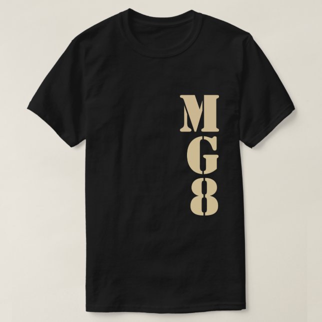 Your Monogram on Camouflage Decor T-Shirt (Design Front)
