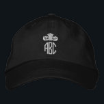 Your Monogram Personalized  Embroidered Hat<br><div class="desc">Embroidered monogrammed customizable cap easy to Personalize with your own custom monogram for FREE .. from Ricaso</div>