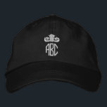 Your Monogram Personalized  Embroidered Hat<br><div class="desc">Embroidered monogrammed customizable cap easy to Personalize with your own custom monogram for FREE .. from Ricaso</div>