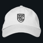 Your Monogram Personalized  Embroidered Hat<br><div class="desc">Embroidered monogrammed customizable cap easy to Personalize with your own custom monogram for FREE .. from Ricaso</div>