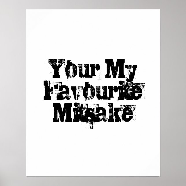 Your My Favourite Mitsake Poster (Front)