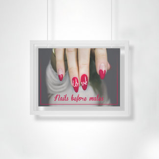 Your nails are your first need, nail salon decor