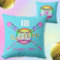 YOUR NAME and NUMBER on Cool Softball Pillows
