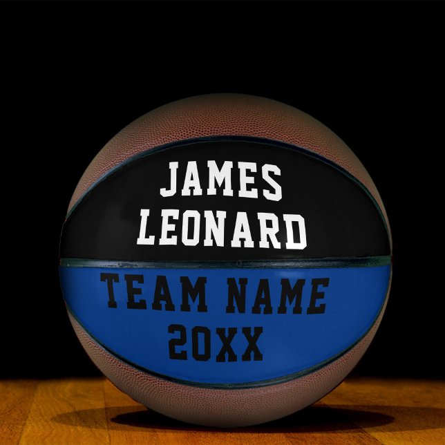 Your Name and Team Colours Personalized Basketball (Creator Uploaded)