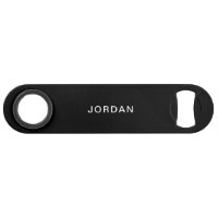 Your Name Black Bottle Opener