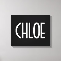 Your Name, Bold White Text | Black