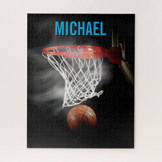 Your Name Customizable Basketball Artwork Pop Art Jigsaw Puzzle