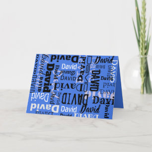 Your NAME Customizable Greeting Thank You Card
