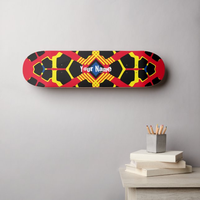 Your Name Customizable Skateboard (Wall Art (Horz))