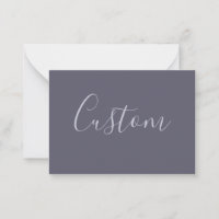 Your Name | Elegant Lavender Script on Hazy Purple