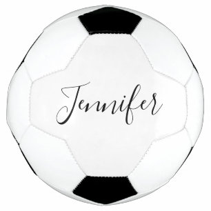 Your Name   Elegant Script Soccer Ball