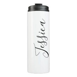 Your Name   Elegant Script Thermal Tumbler
