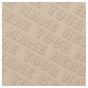 Your Name Fabric Personalized Name Fabrics