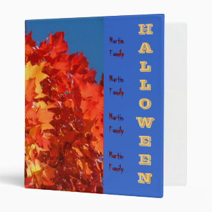 Your Name Family HALLOWEEN Family Scrapbooks Binder