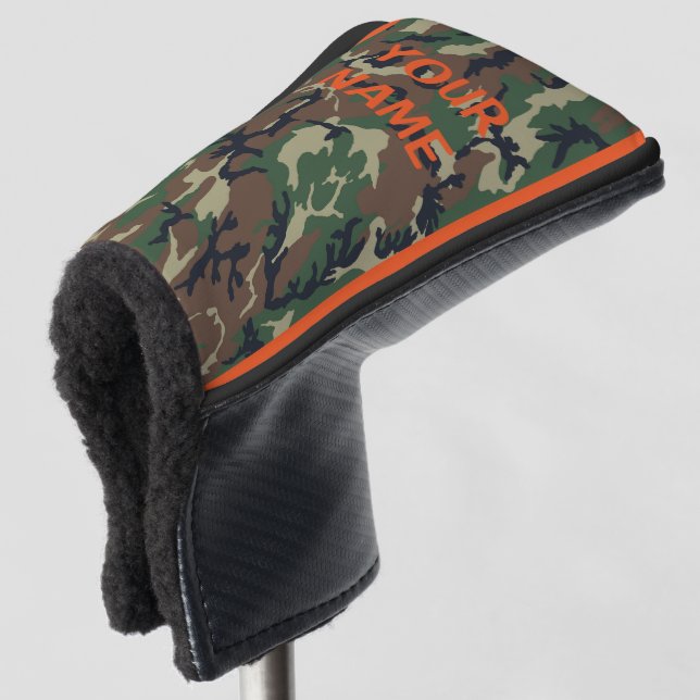 YOUR NAME Golf Head Cover Camo Personalize (3/4 Front)