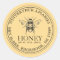 Your Name Here Editable White Honey Jar Bee Label