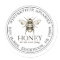 Your Name Here Editable White Honey Jar Bee Label