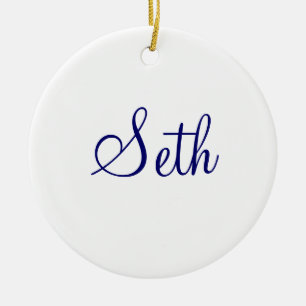 Your Name HERE Nantucket Ceramic Ornament