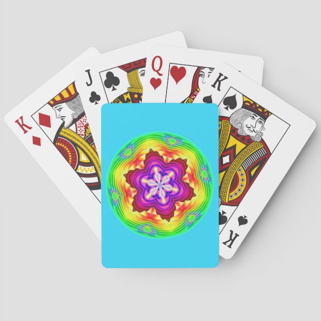 Your name here - snowflake playing cards (Back)