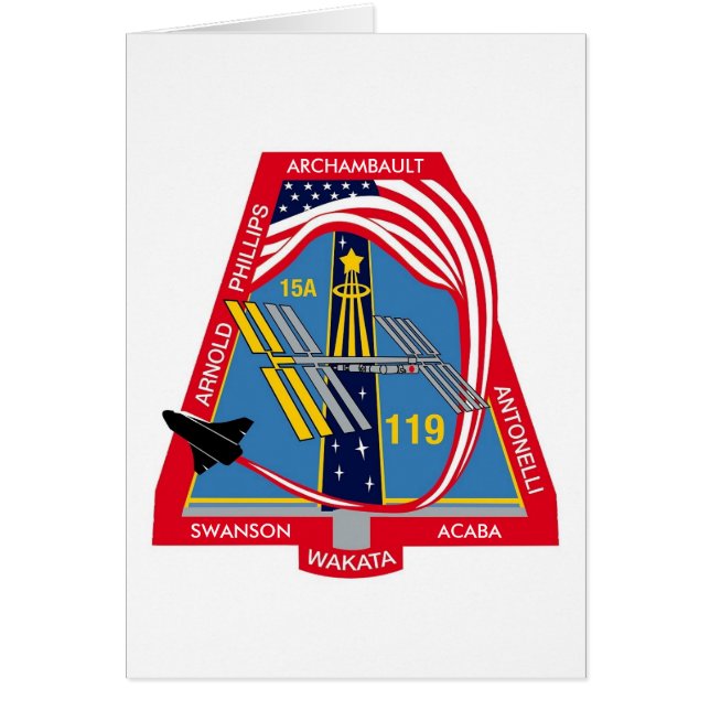 YOUR_NAME_HERE STS-119 Logo (Front)
