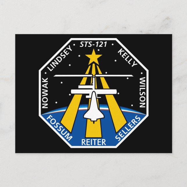 YOUR_NAME_HERE STS-121 Logo Postcard (Front)