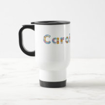 Your name in artsy floral letters / Carol
