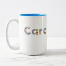 Your name in artsy floral letters  / Carol Two-Ton