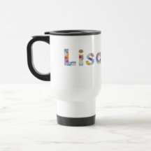 Your name in artsy floral letters / Lisa