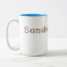 Your name in artsy floral letters / Sandra Two-Ton