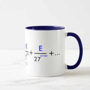 Your name in pi - customizable! mug