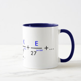 Your name in pi - customizable! mug