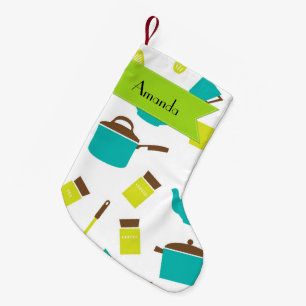 Your Name - Kitchen Utensils, Cookware, Cutlery Small Christmas Stocking