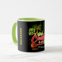 Your Name Marac and Cuatro Trini Christmas BLACK