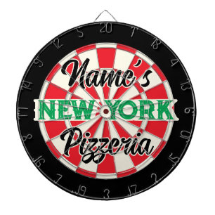 Your Name NEW YORK Pizzeria Vintage Style NY Pride Dartboard