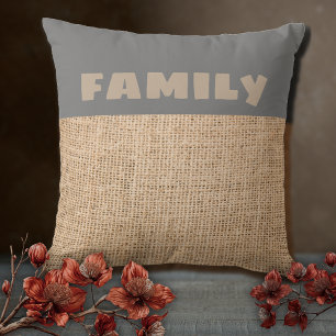 Your name on a rustic Country Cabin  Throw Pillow