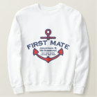 Your Name on Nautical Anchor First Mate