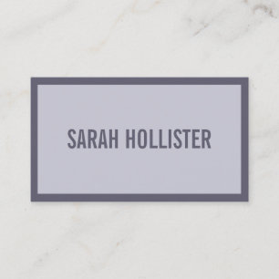 Your Name or Business   Hazy Purple Lavender Business Card