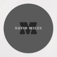 Your Name or Business Name | Modern Masculine Grey