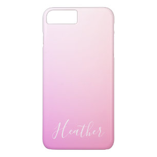 Your Name or Word   Pink Ombre Gradation Case-Mate iPhone Case