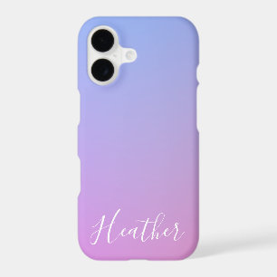 Your Name or Word Purple Pink & Blue Gradient