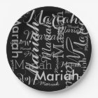 Your name pattern black stylish