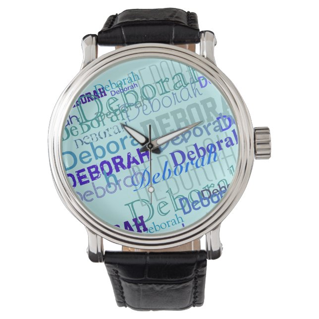 your name pattern generator watch (Front)