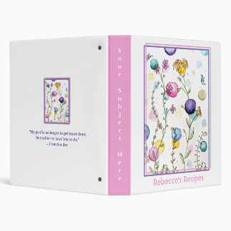 Your Name Personalized Binder