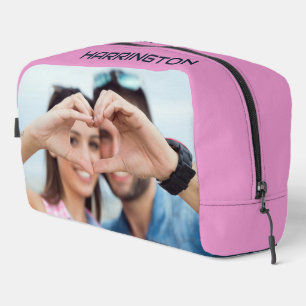 YOUR Name & Photos custom Dopp Kit