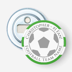 Your Name plus Football Team Name Bottle Opener