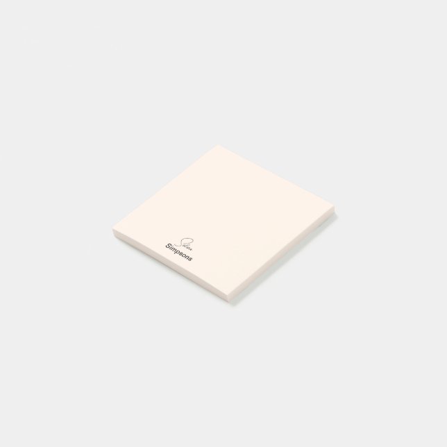 Your name post-it notes (Angled)