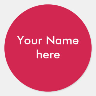 Your Name red Sticker