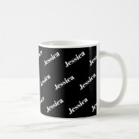 Your Name | Retro-Modern White Typeface on Black